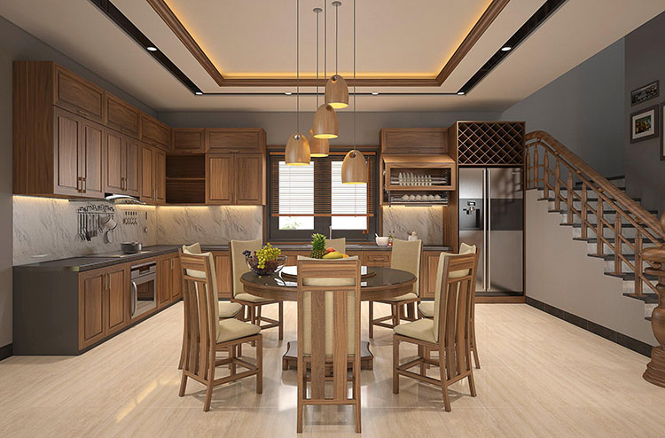 Mách bạn đơn vị thiết kế nội thất phòng bếp đẹp giá rẻ nhất Bắc Giang