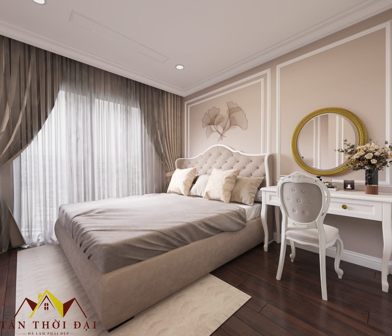 Dịch vụ thiết kế và thi công nội thất phòng ngủ tại Bắc Giang