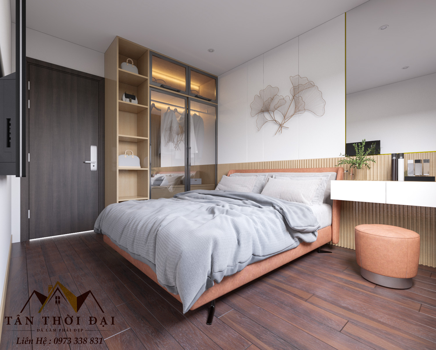 Các phong cách thiết kế và thi công nội thất phòng ngủ tại Bắc Giang