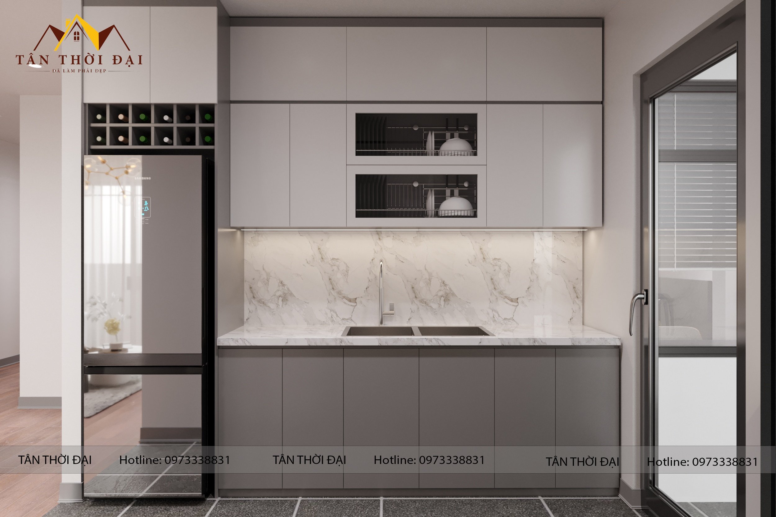 Thi công nội thất phòng bếp tại Bắc Giang Thi công nội thất phòng bếp tại Bắc Giang